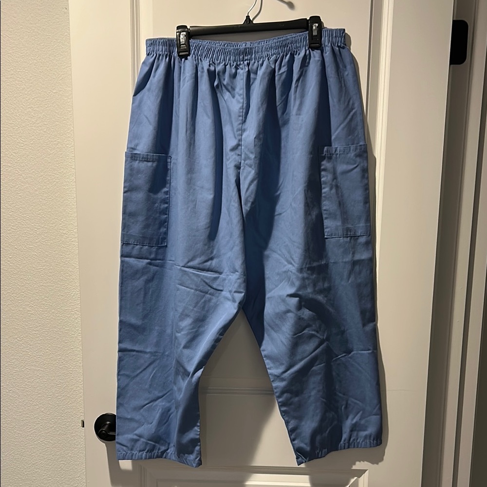 Smart Scrubs Light Blue Cargo Pants